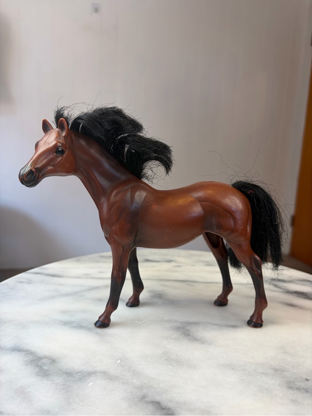 Vintage 1988 Marchon Brown Pony Horse Figure 7” Collectible Toy